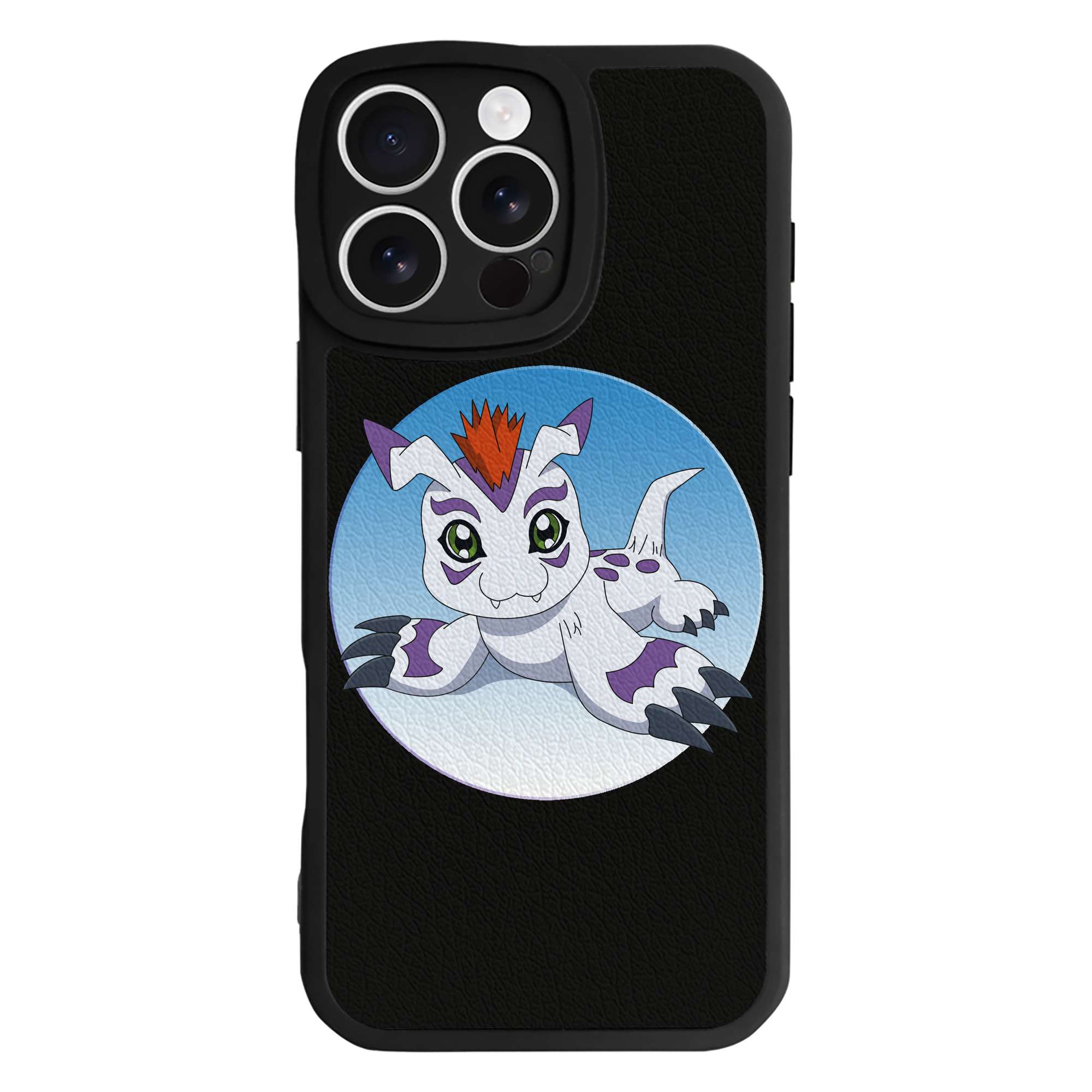 （画像用） Digimon デジタルモンスター/デジモン 【iPhone 16シリーズ対応】シリコンスマホケース（レザー調） 材質：シリコン